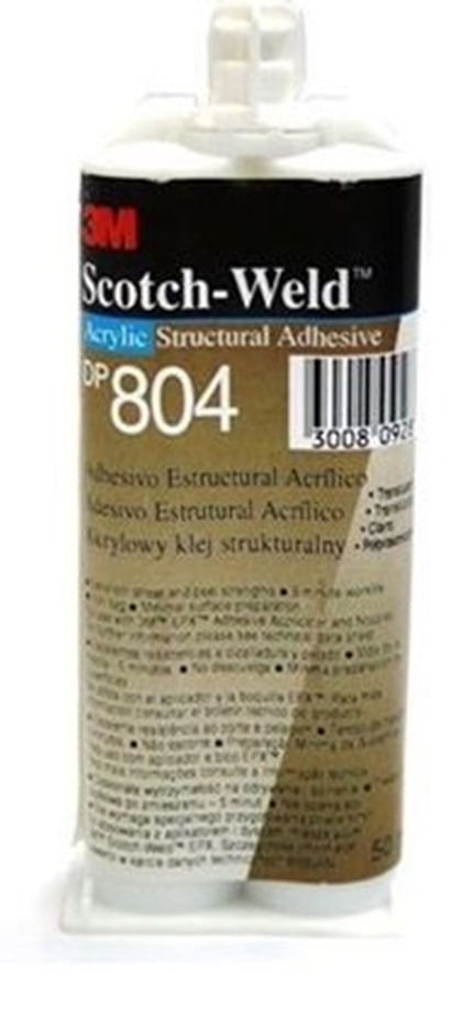 3M Scotch-Weld DP804 Acrylic Structural Adhesive - Clear