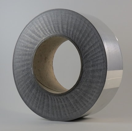 Aluminium foil tape 50 microns thick, 25-100mm x 100m roll