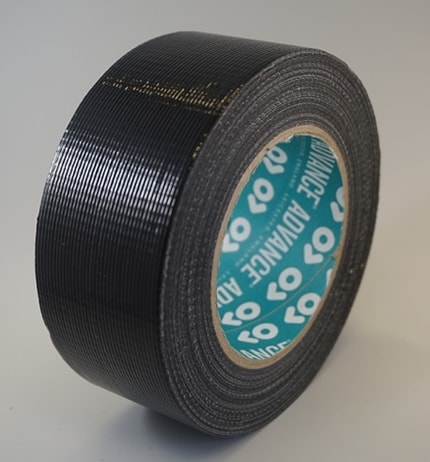 Advance AT169 waterproof cloth tape - Black/Silver