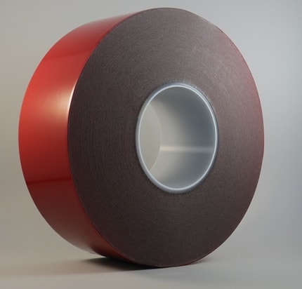 Automotive Acrylic Tape, 0.4mm x 12-900mm x 33m Roll, Black