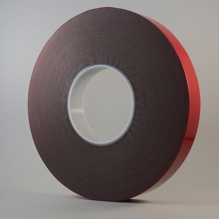 Automotive Acrylic Tape, 1.1mm x 12-900mm x 33m Roll, Black