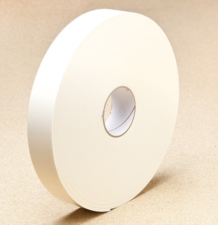 White Foam tape - 1.5mm thick 19-1040mm x 50m Roll