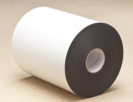 Black Foam Tape - 0.8mm thick 19-1040mm x 50m Roll